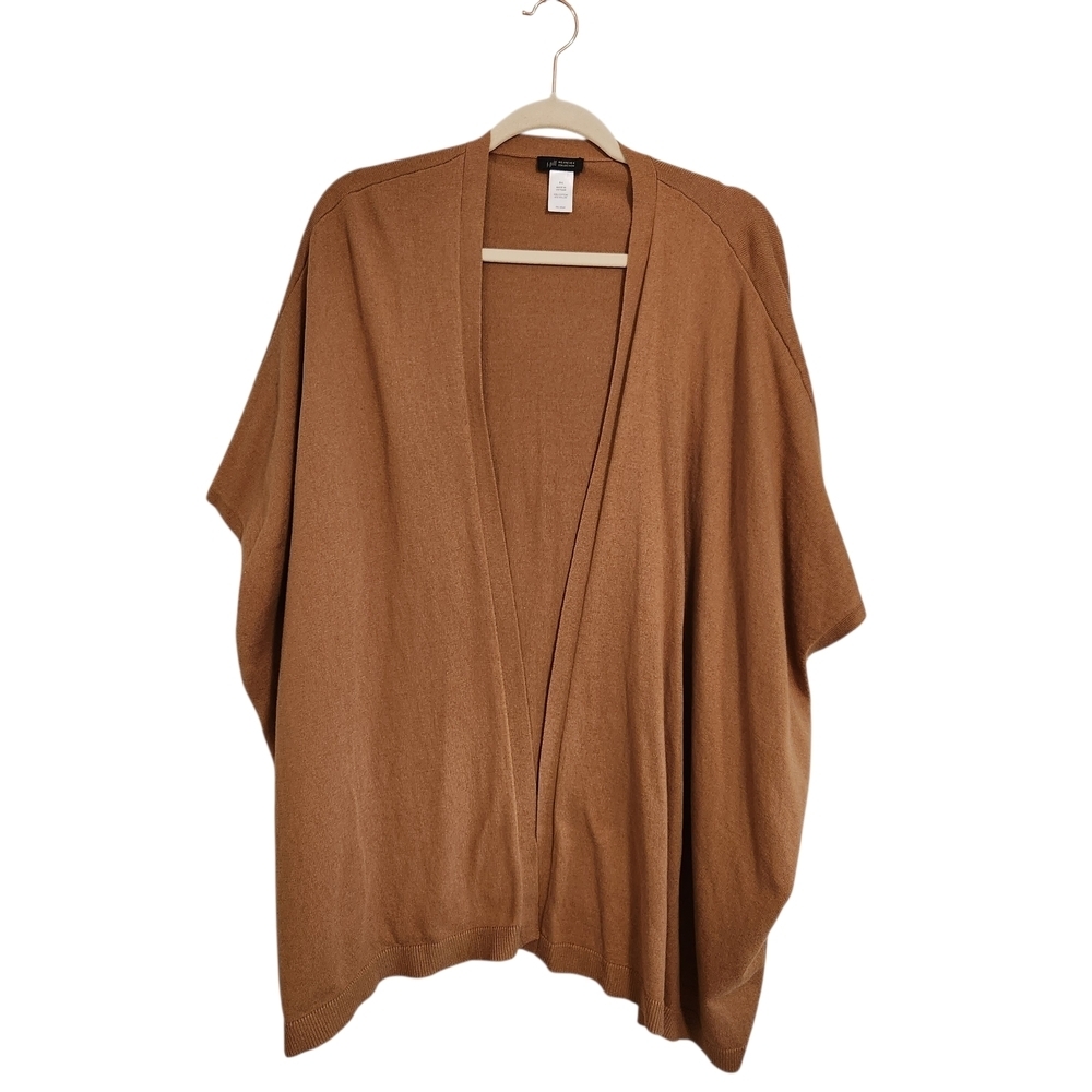 J. Jill Vicuna Cardigan Poncho Sweater Size Small-Large Cozy Oversized Layer